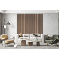 acoustic slat wall panel walnut