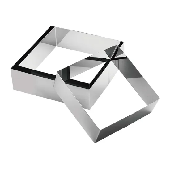 square cake ring 3pcs