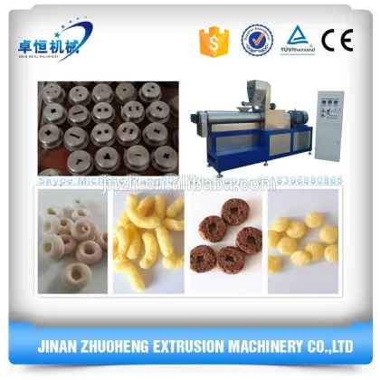 corn flour snack food extruder machine