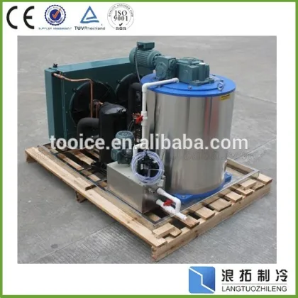1T Flake Ice Maker, Ice Making Machine, Flake ice machine for supermaket