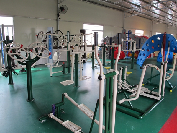 2014 Guangzhou Galvanized Steel Outdoor Fitness Equipment