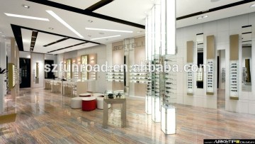 Fashion Spetical Optical Store Interior Design With Eyewear Glass Display Rack