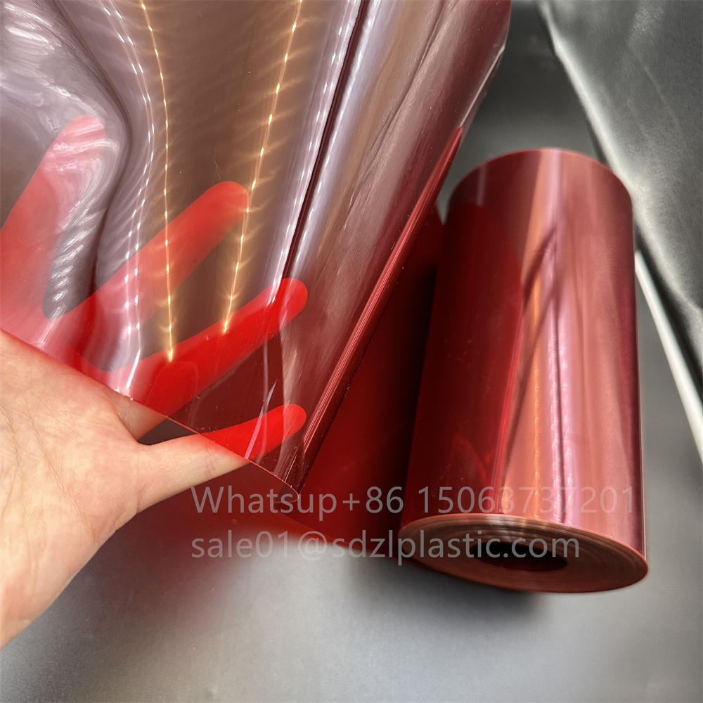 Introduction of transparent plastic sheet for packaging