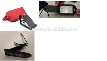 2016 High Quality Leather Luggage Tag Holder