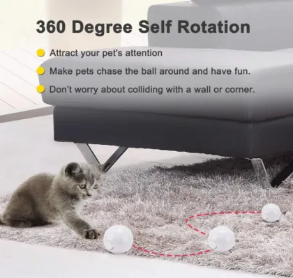Smart Interactive Cat Toy Ball with Bell