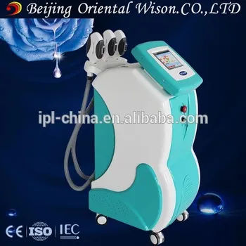 3 Handles E-light Hair Removal acne treatment beauty device beauty salon instruments