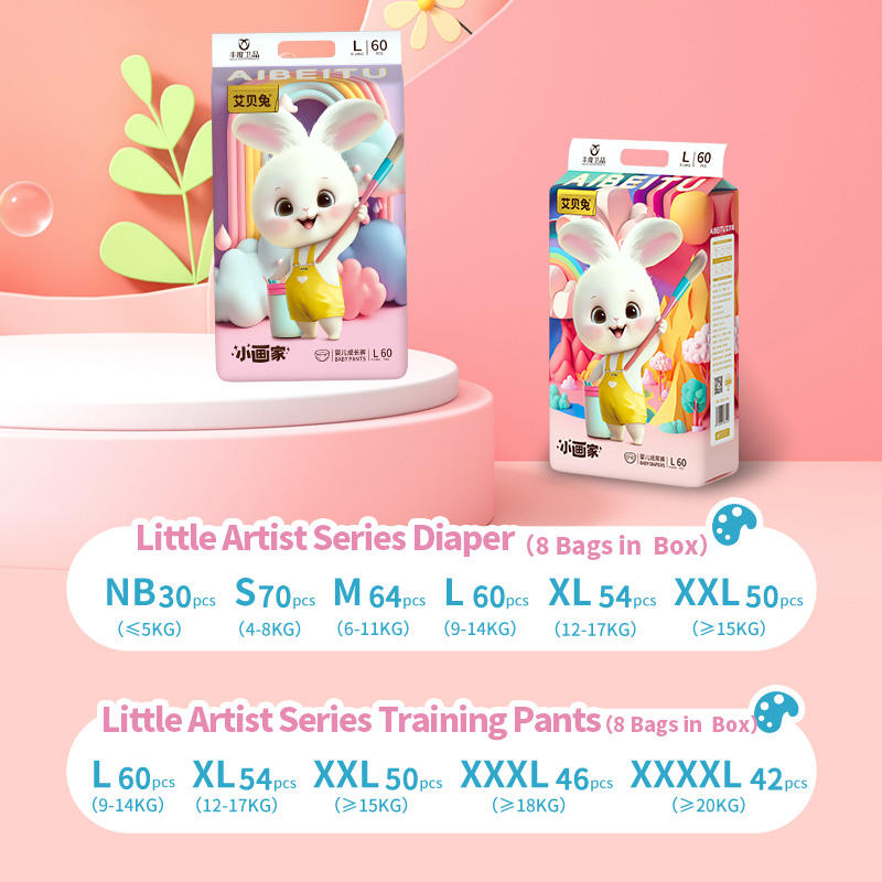 Wholesale 7D Soft Ultra-Thin Core Baby Diapers