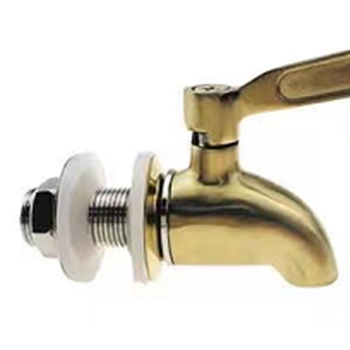 Stainless Steel Wine Tap with Glass Bubble Spout