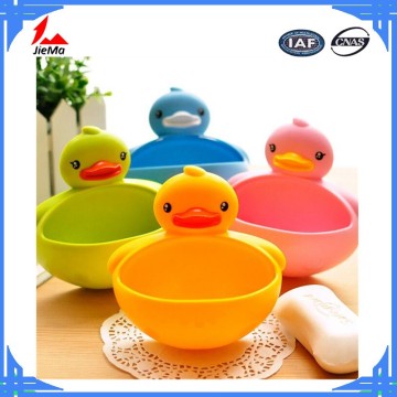 Creative cut duck shaped draining soap box/decorative duck office storage box