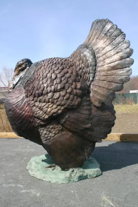 Bronze Tom Turkey Statue