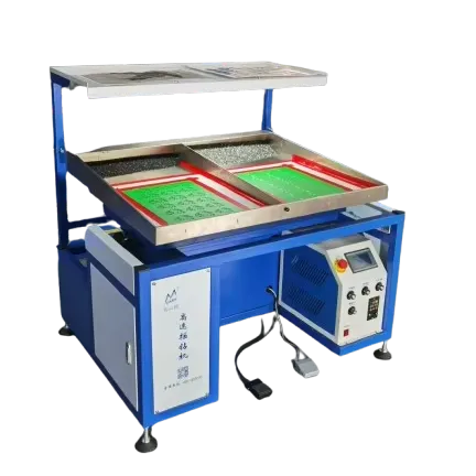 Automatic Hot Fix Rhinestone Shaking Machine for Rhinestone Sheet Brush