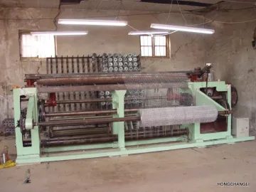 Hexagonal Mesh Weaving Machine
