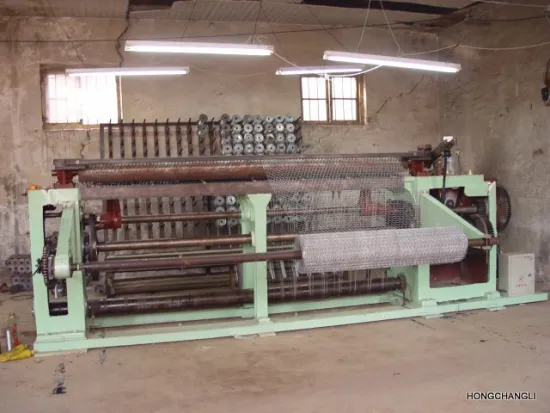 Hexagonal Mesh Weaving Machine