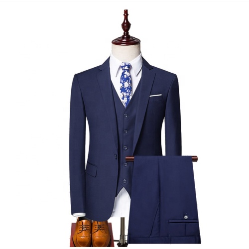 Ready-Made Formal Solid TR Demin Business Wear