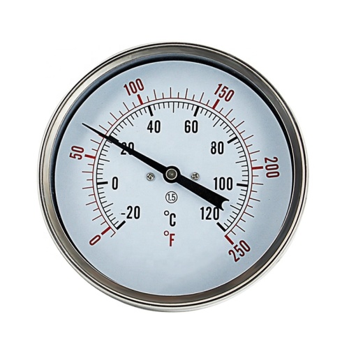 2.5インチ304ステンレス鋼のバイメタリック温度計ゲージ