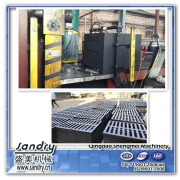 continuous manhole cover casting sand molding line