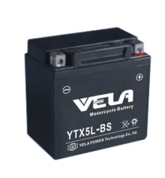 VELA 12V 5AH Motocycle battery YTX5L-BS