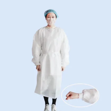 one-piece disposable medical isolation gown suit onesie