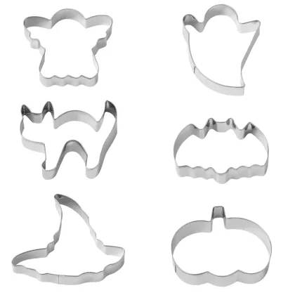 Halloween Cookie Cutters Set: 12Pcs Stainless Steel Baking Tools for Cookie and Cake Decorating