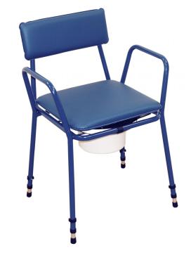 Blue Color Stacking Commode
