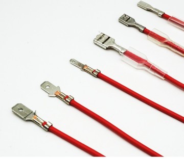 Round Circular Terminal with Wire Cable Assembly