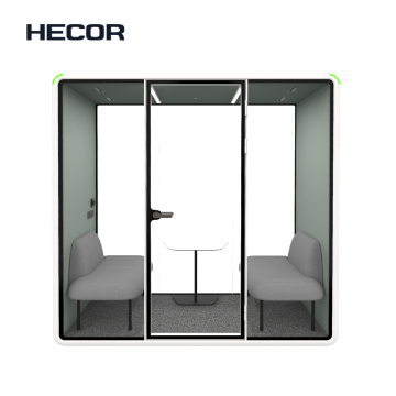 Soundproof Huddle Pod with Air Exchange & Easy Install