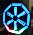 DMX RGB LED lavar fundo matriz luz