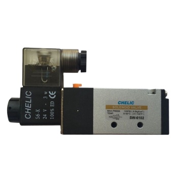Brande Chelic 4V210-08 DC 24V 12V 5V 5-WAY PSOSITION PNEUMATIQUE AIR SOLONOBE DE COMMANDE