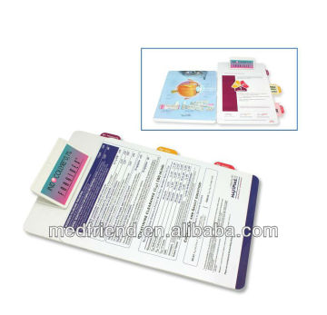 Clip Board with Pull-out Cards and Flip Cover