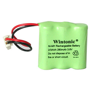 Ni-MH 2/3AAA 280mAh 3.6V