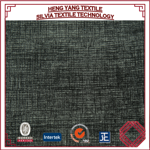 Polyester Block Print Hemp Fabric