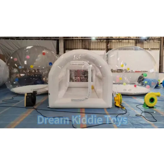 Double-Layer Inflatable Bubble Tent for Outdoor Parties and Games