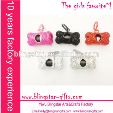 bling bling dog waste bag holder