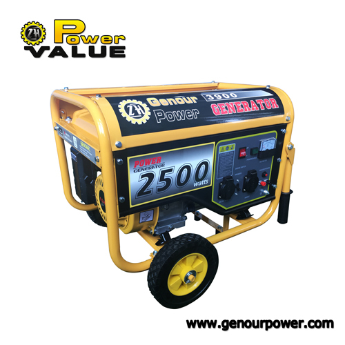 220v 2.5kw elektrik penjana petrol