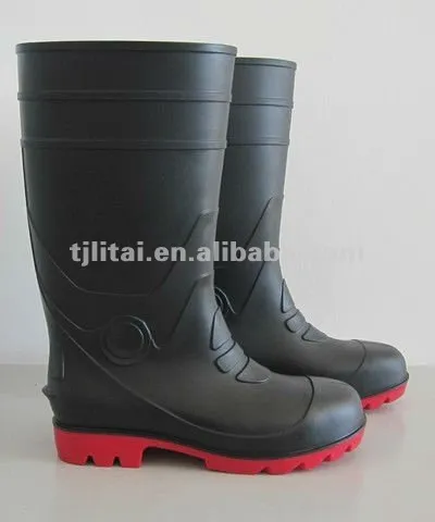 Industry heavy duty CE mining PVC work safety boot