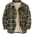 Men's Lined Flannel Shirt Jacket