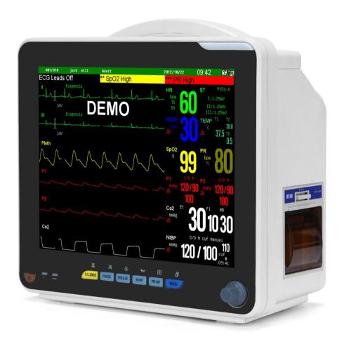 12 polegadas Multi Parâmetro Vital Sinal Monitor do paciente