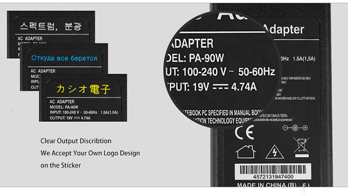 asus notebook charger