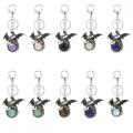 Pterosaur Gem Crystal Pendant Keyring