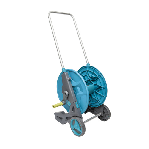 retractable 2 wheel water hose reel cart garden supplies pressure washer irrigation system rewind portable tacklife