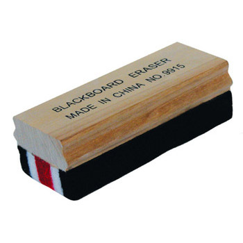 2019 Most popular top quality school stationery wood holder with felt blackboard eraser