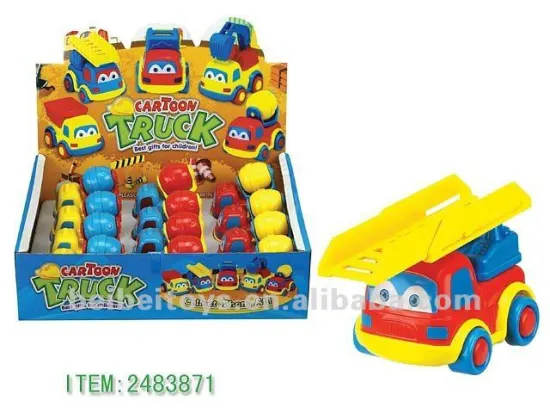 Small Friction Power Plastic Toy Truck