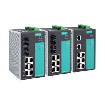 Commutateurs Ethernet gérés à 8 ports efficaces: série MOXA EDS-508A