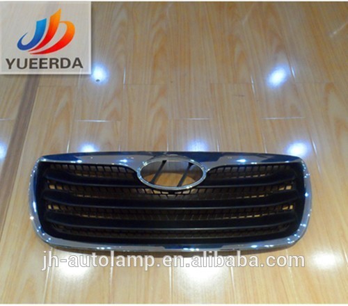 Chrome grille used auto parts for SANTA FE 2011 front grille