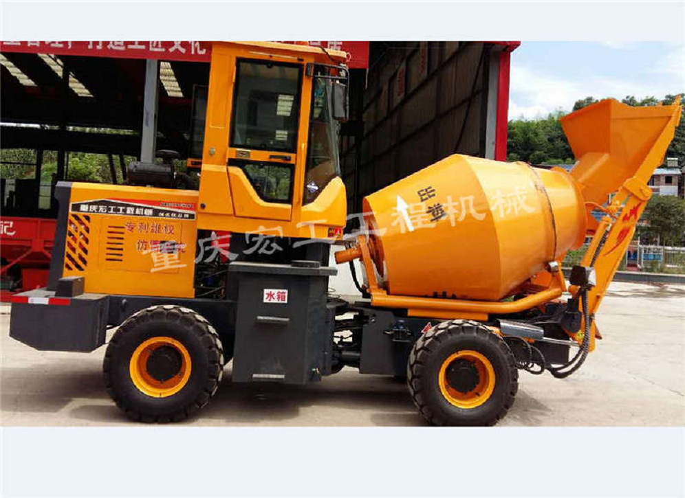 Wheeled multi-function hydraulic mixer