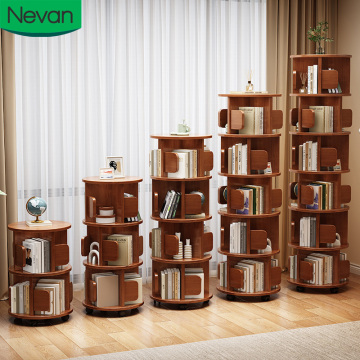 Wholesale Walnut Wood Bookcase for Children's Room