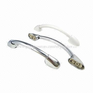 Shower Handle For Bathroom, Made Of ABS, with White And Chrome Plating