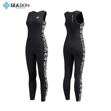 Seaskin Women Releveless Wetsuit 2 мм Spring Surf Surf Suit