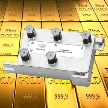 5-1000MHz 4 Way Indoor Splitter