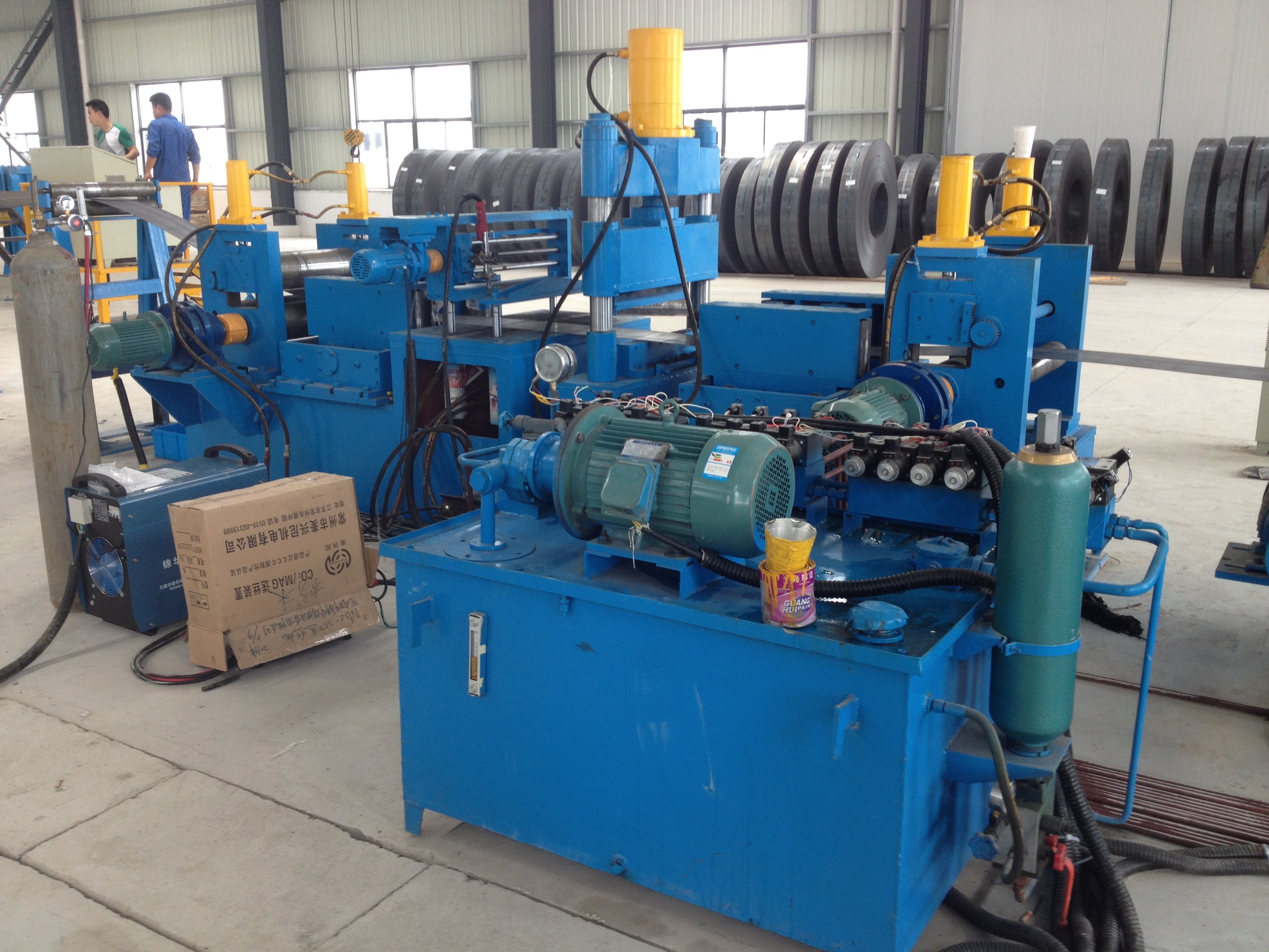 shear welder line